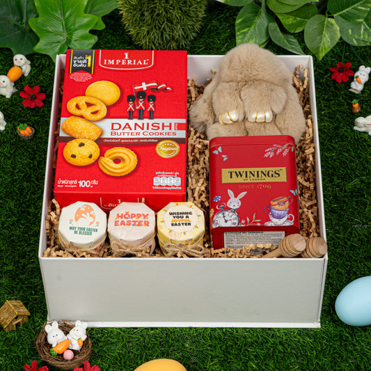 Taupe Bunny Easter Hamper