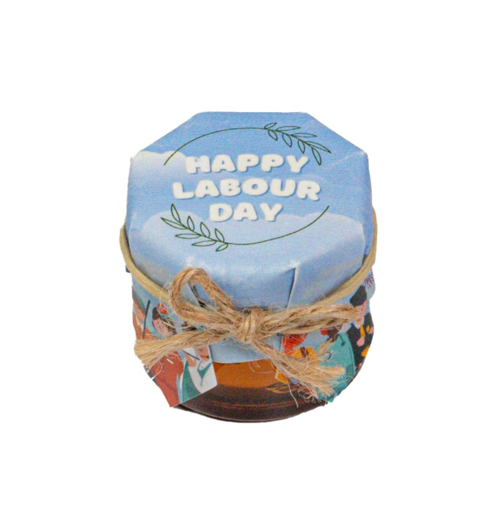 Happy Labour Day Mini Honey Jar