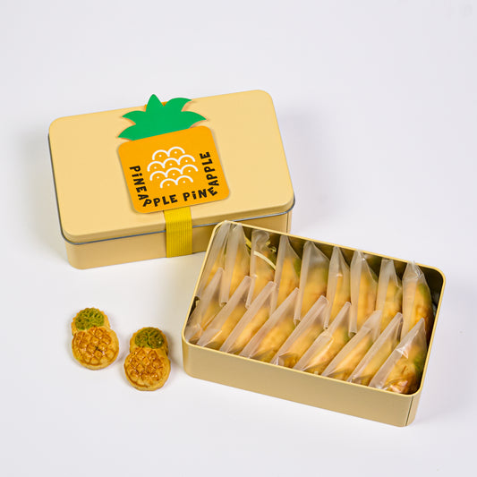 Homemade Pineapple Tarts in Tin