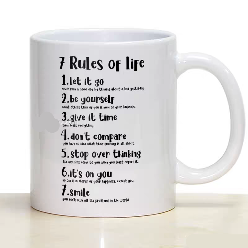 7 Rules of Life Mug